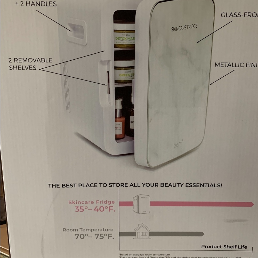 Brand new skincare fridge By teami blends💫